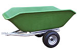 500 l Kipp-Anh&auml;nger mit Hart-Fiberglas Aufbau