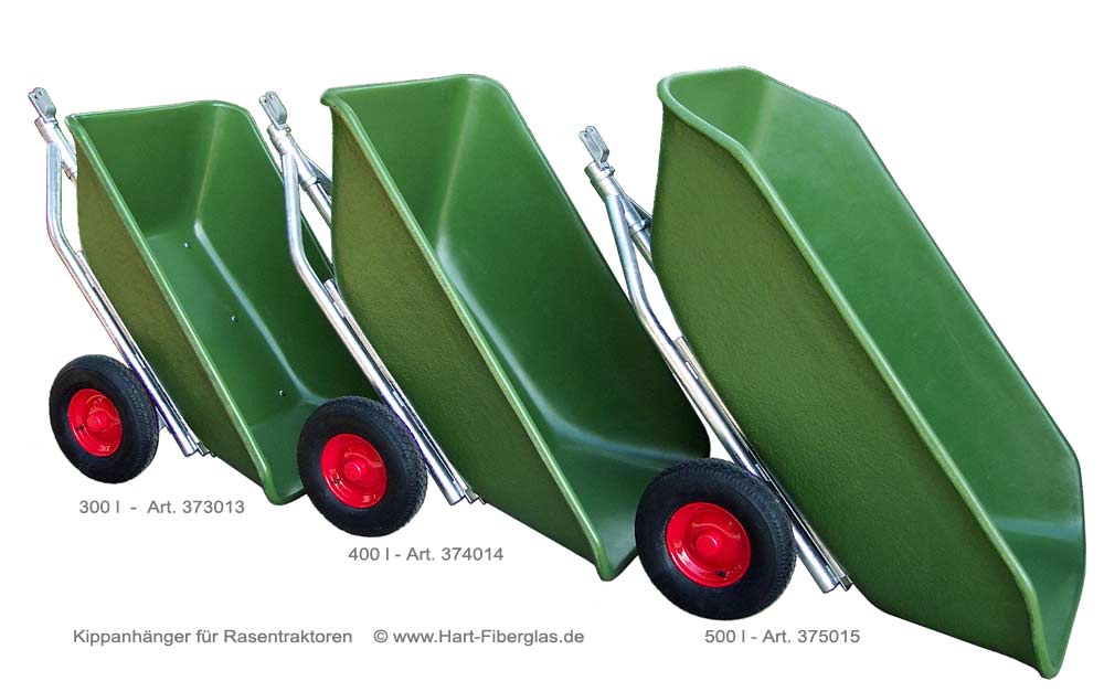 Rasentraktoranhaenger atv-Anhaenger 300, 400 und 500 Liter