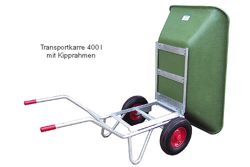 Kippkarre 300 l aus Hart-Fiberglas